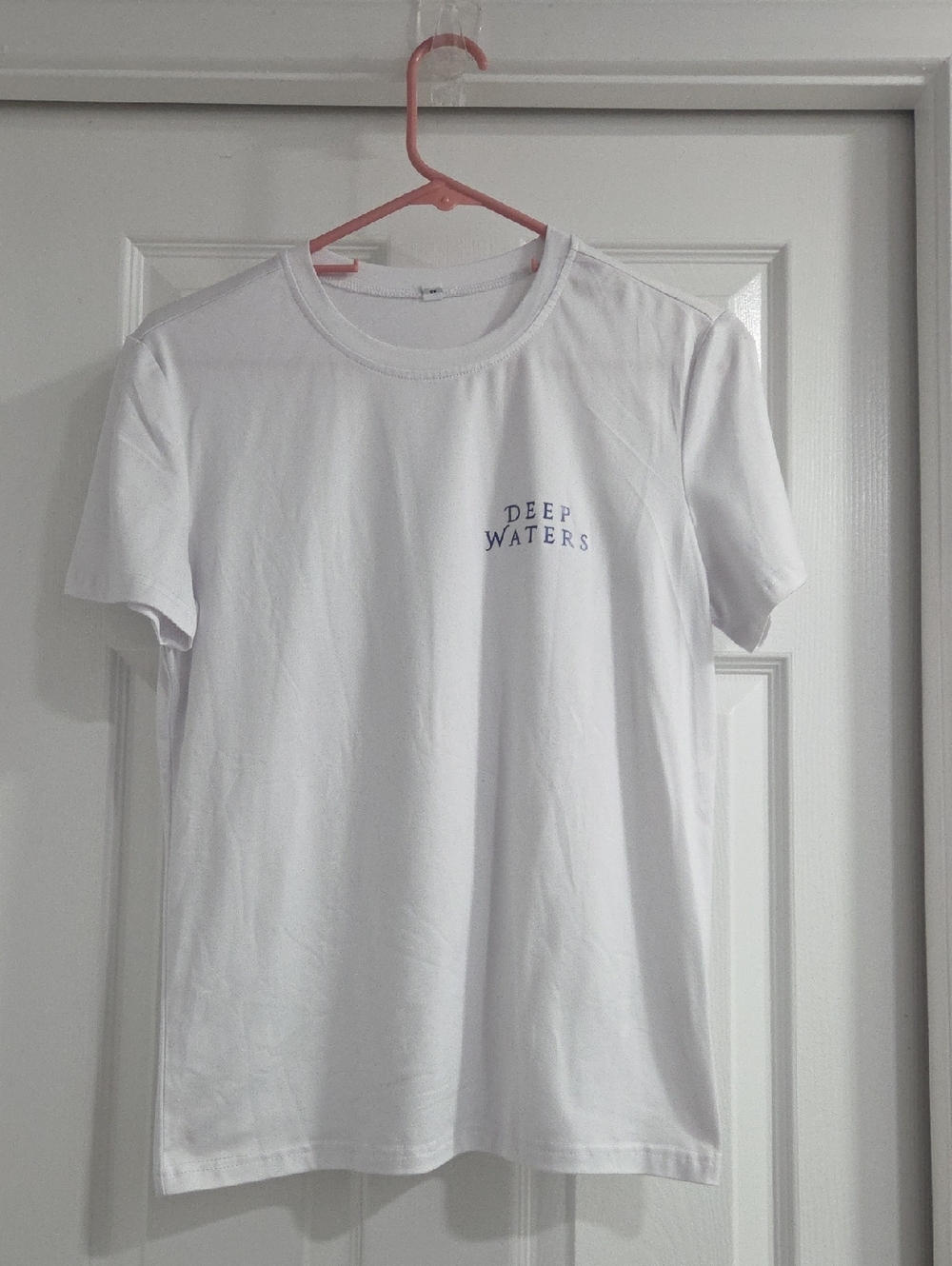 Isaiah 43:2 - Deep Waters White Tee - XS